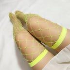 Camille | Crystal Fishnet Stockings