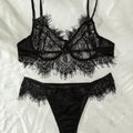 Lucy | Eyelash Lace Curve Lingerie Set