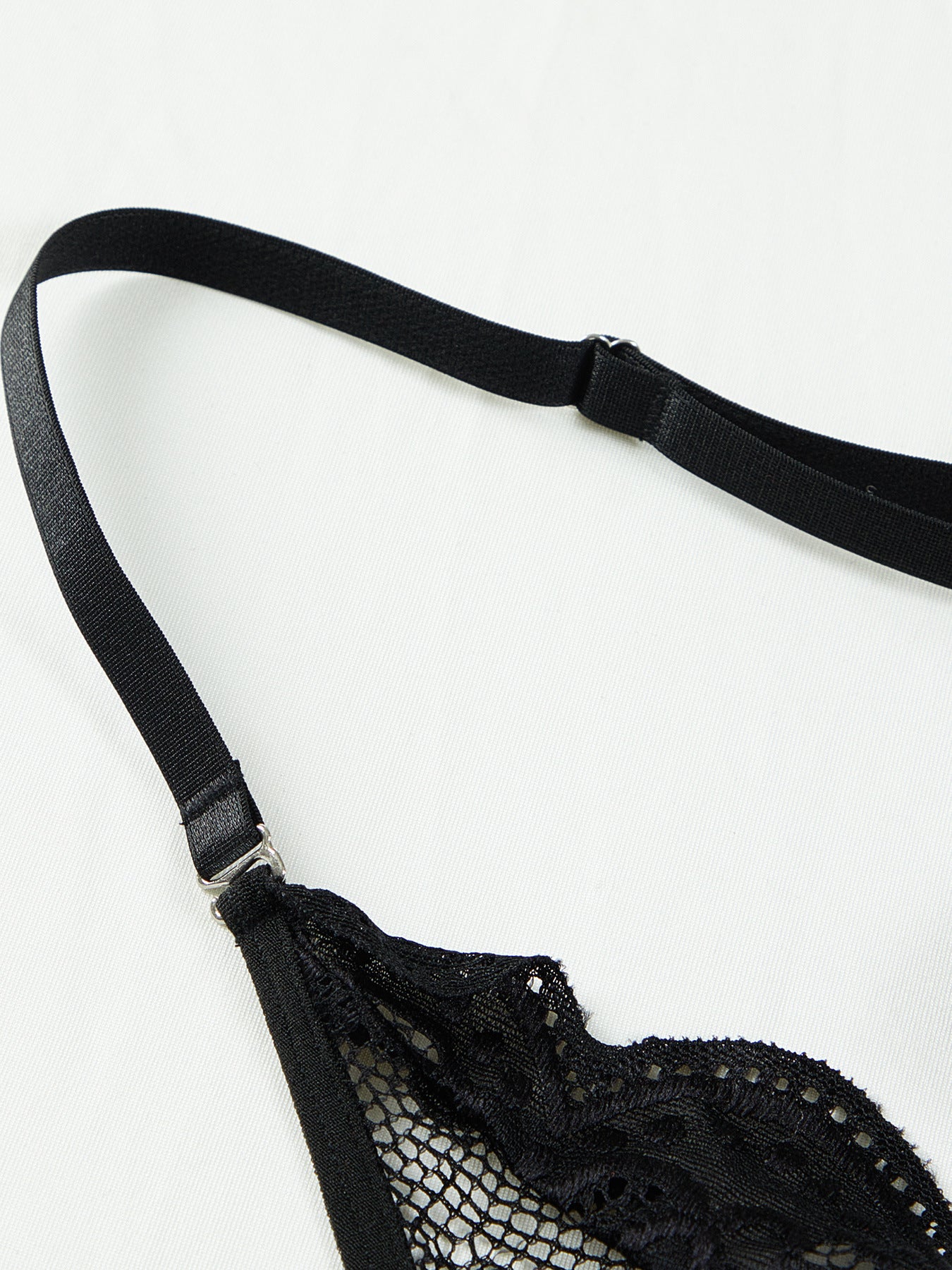 Seraphine | Plunge Lace Open Bodysuit