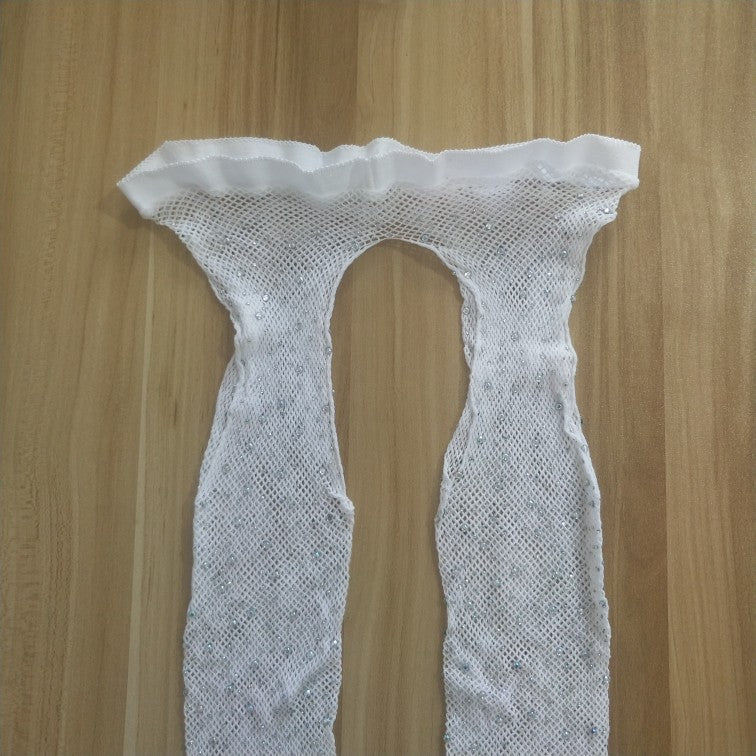 Celeste | Crystal Fishnet Tights