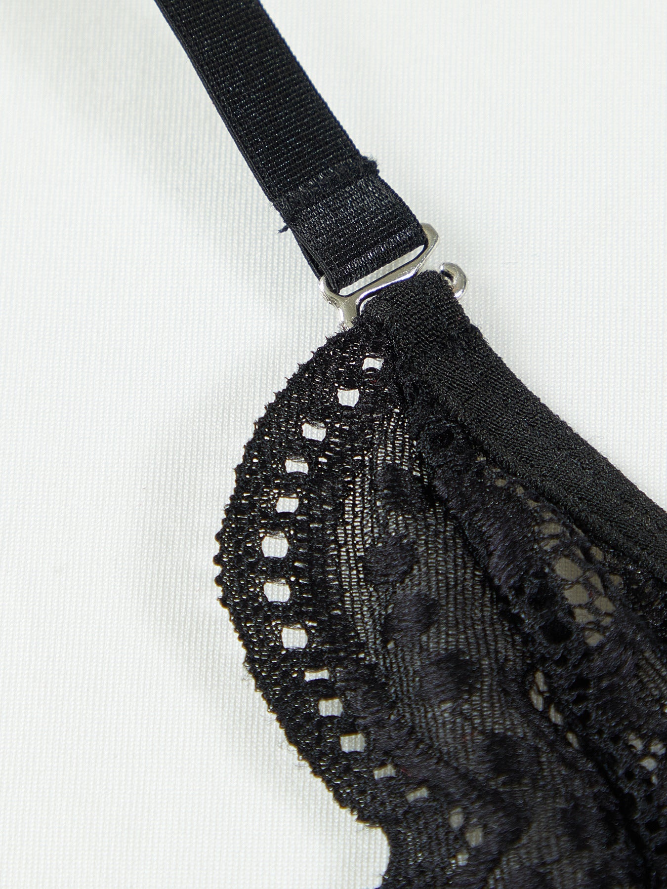 Seraphine | Plunge Lace Open Bodysuit