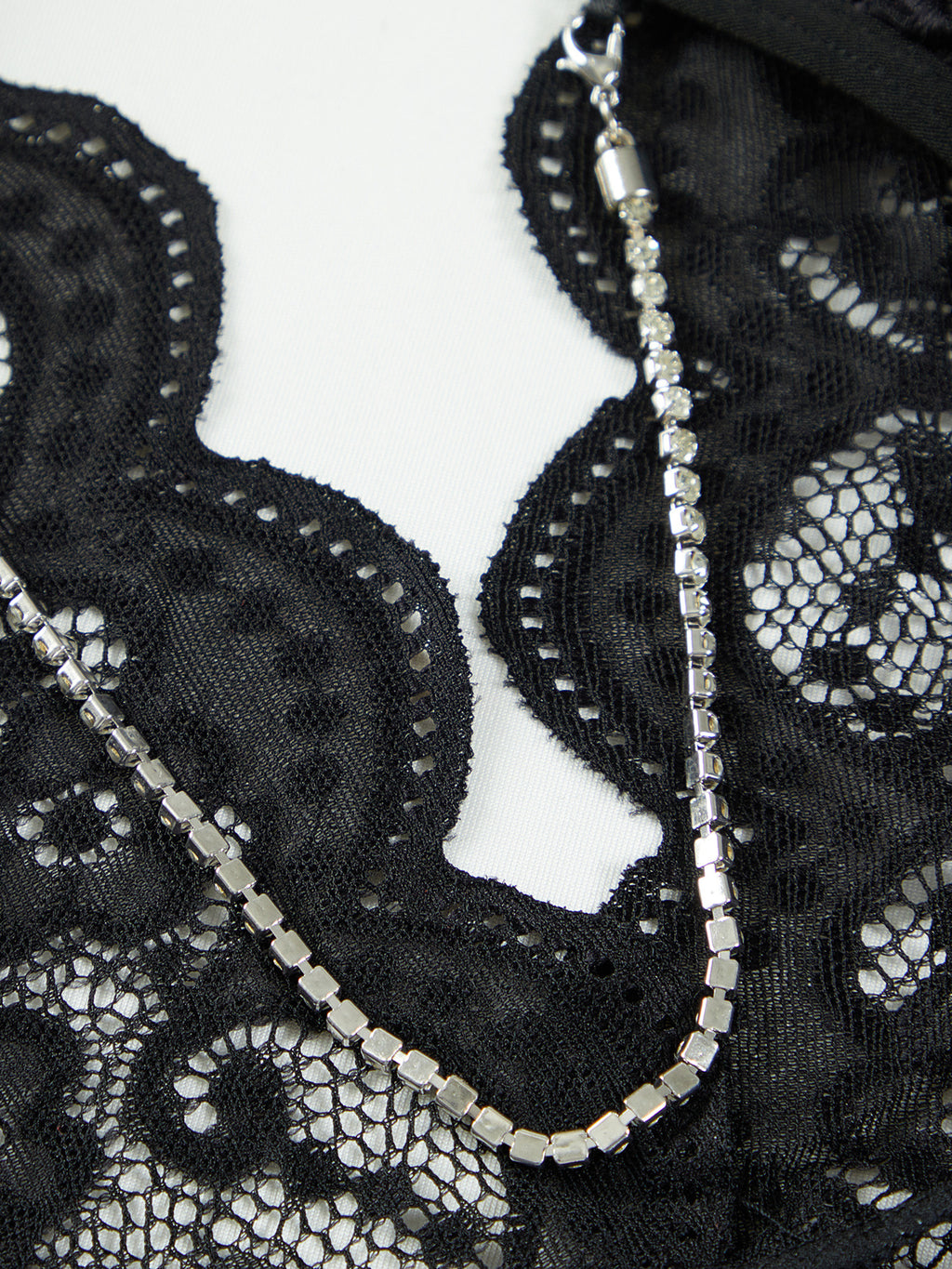 Seraphine | Plunge Lace Open Bodysuit