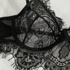 Lucy | Eyelash Lace Curve Lingerie Set